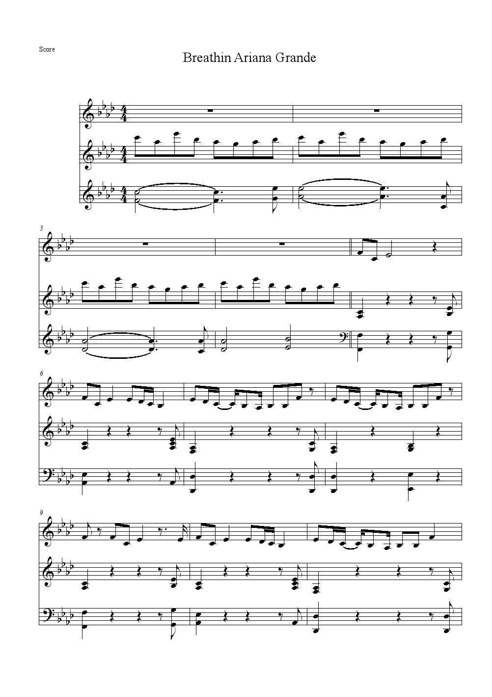 Breathin Ariana Grande