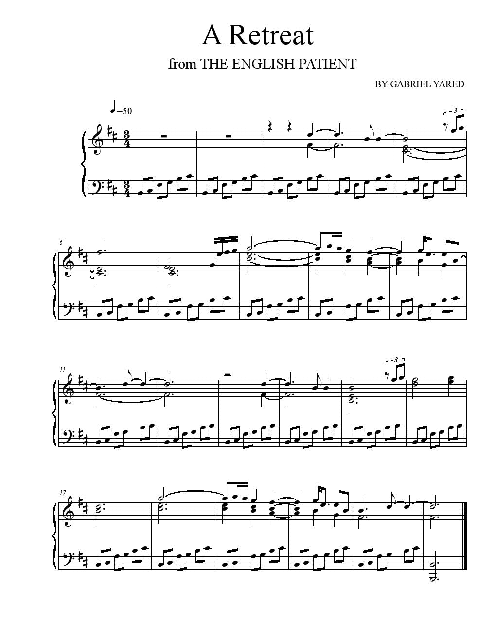 A Retreat from THE ENGLISH PATIENT