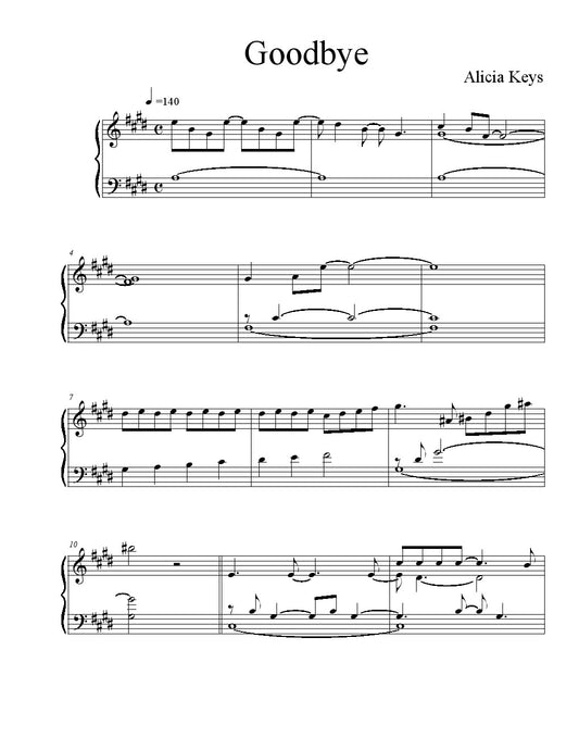 Alicia Keys - Goodbye