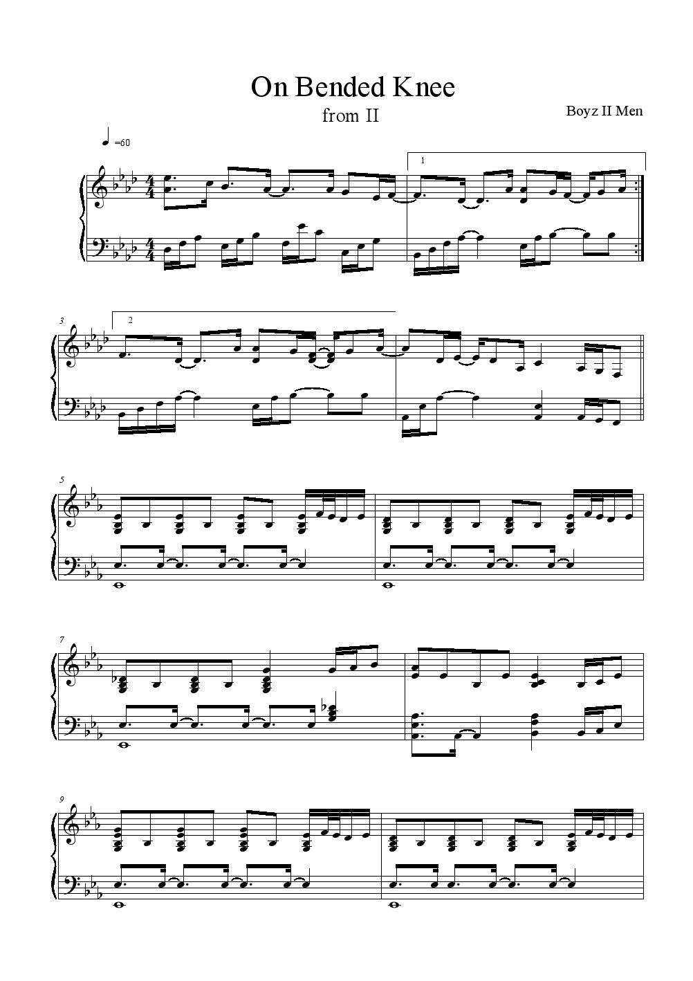 Boyz II Men - On Bended Knee from II