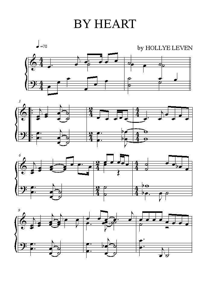 "By Heart" by Jim Brickman and Hollye Leven