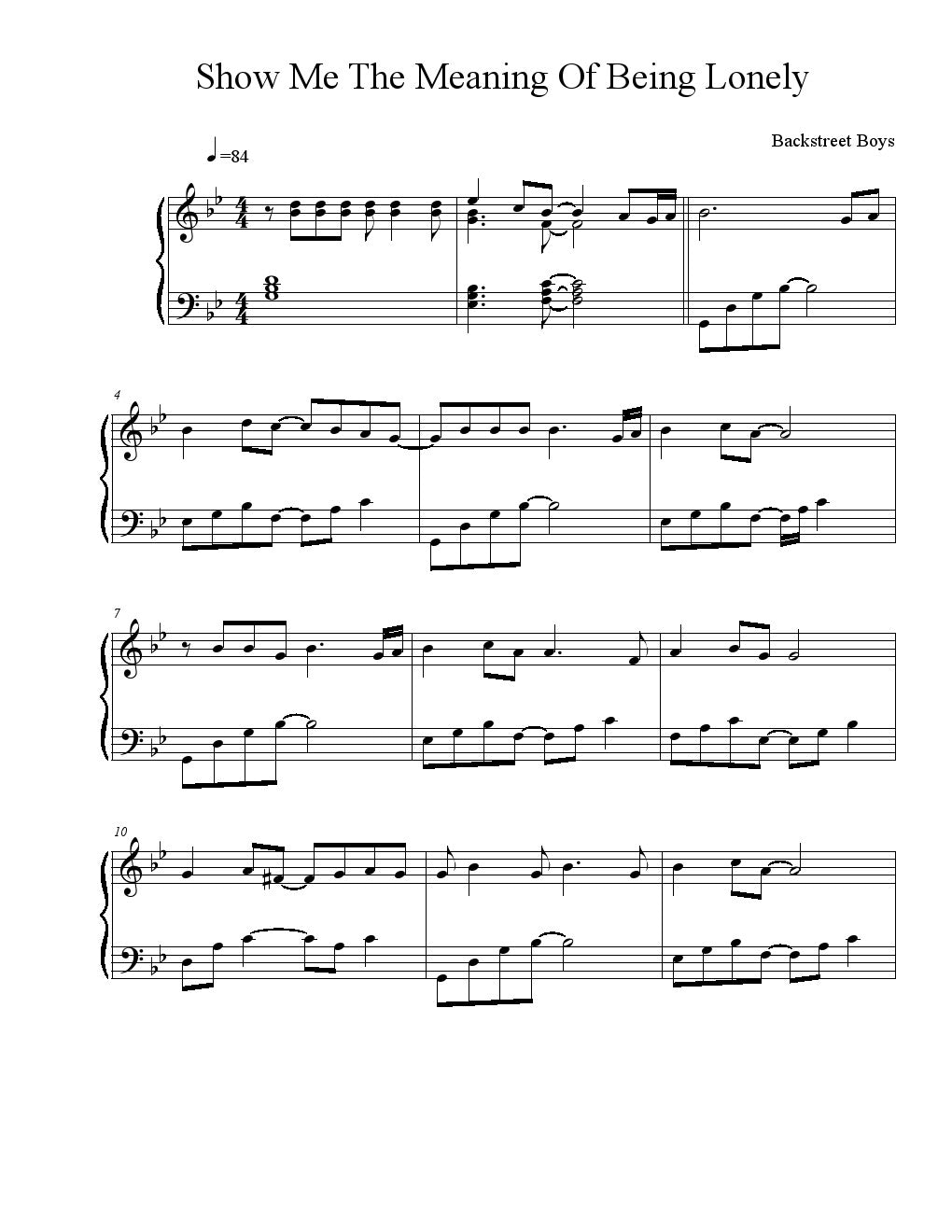 Backstreet Boys - Show Me The Meaning Of Being Lonely