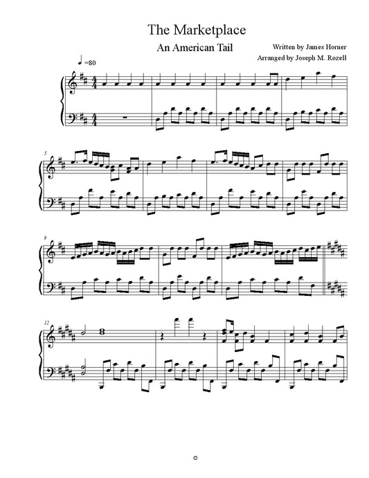 An American Tail - The Marketplace