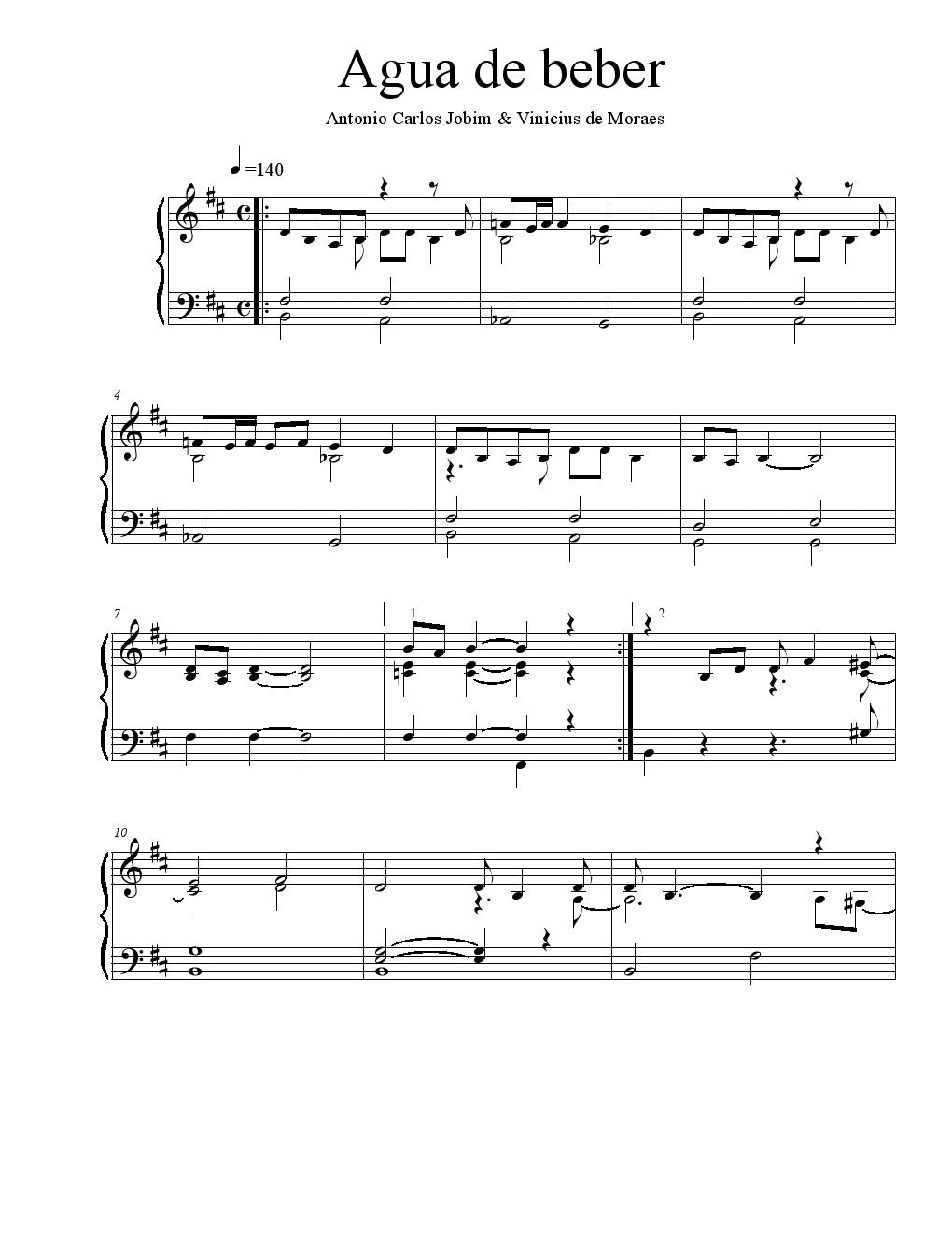 Antonio Carlos Jobim - Agua De Beber