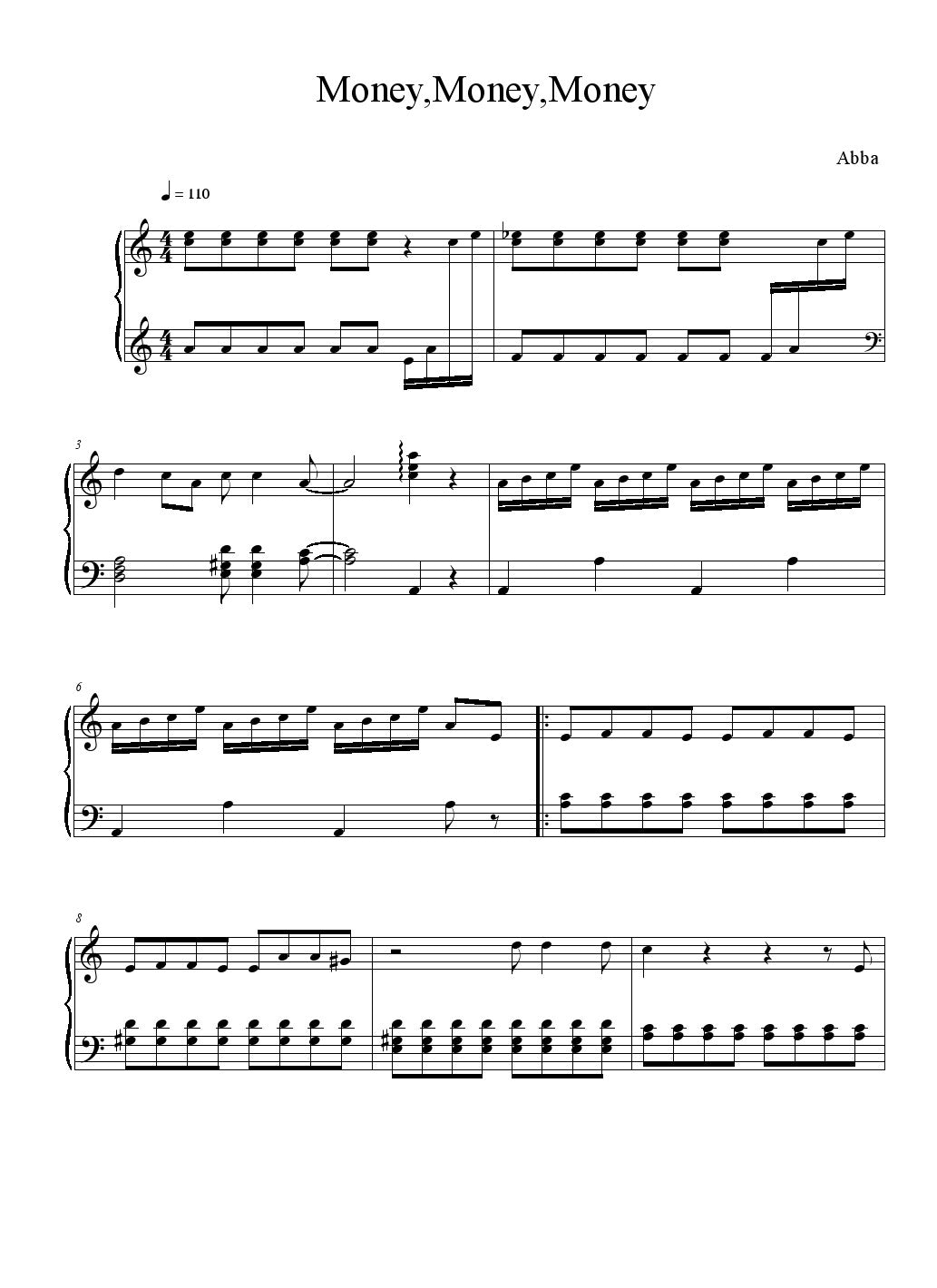 Abba Money,Money,Money