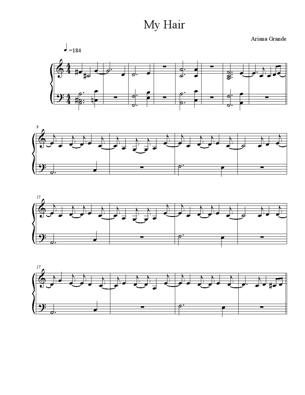 Ariana Grande My Hair