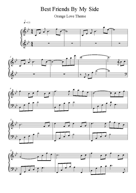 Best Friends by My Side - Orange love Theme