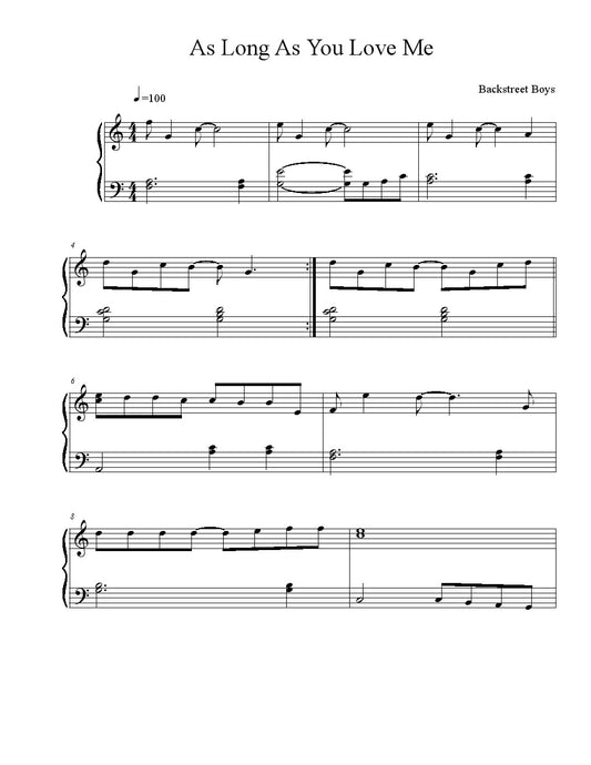 Backstreet Boys - As Long As You Love Me